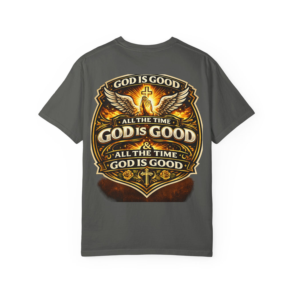 God Is Good T-Shirt — Inspirational Religious Tee with 'God Will Bless Us' Design