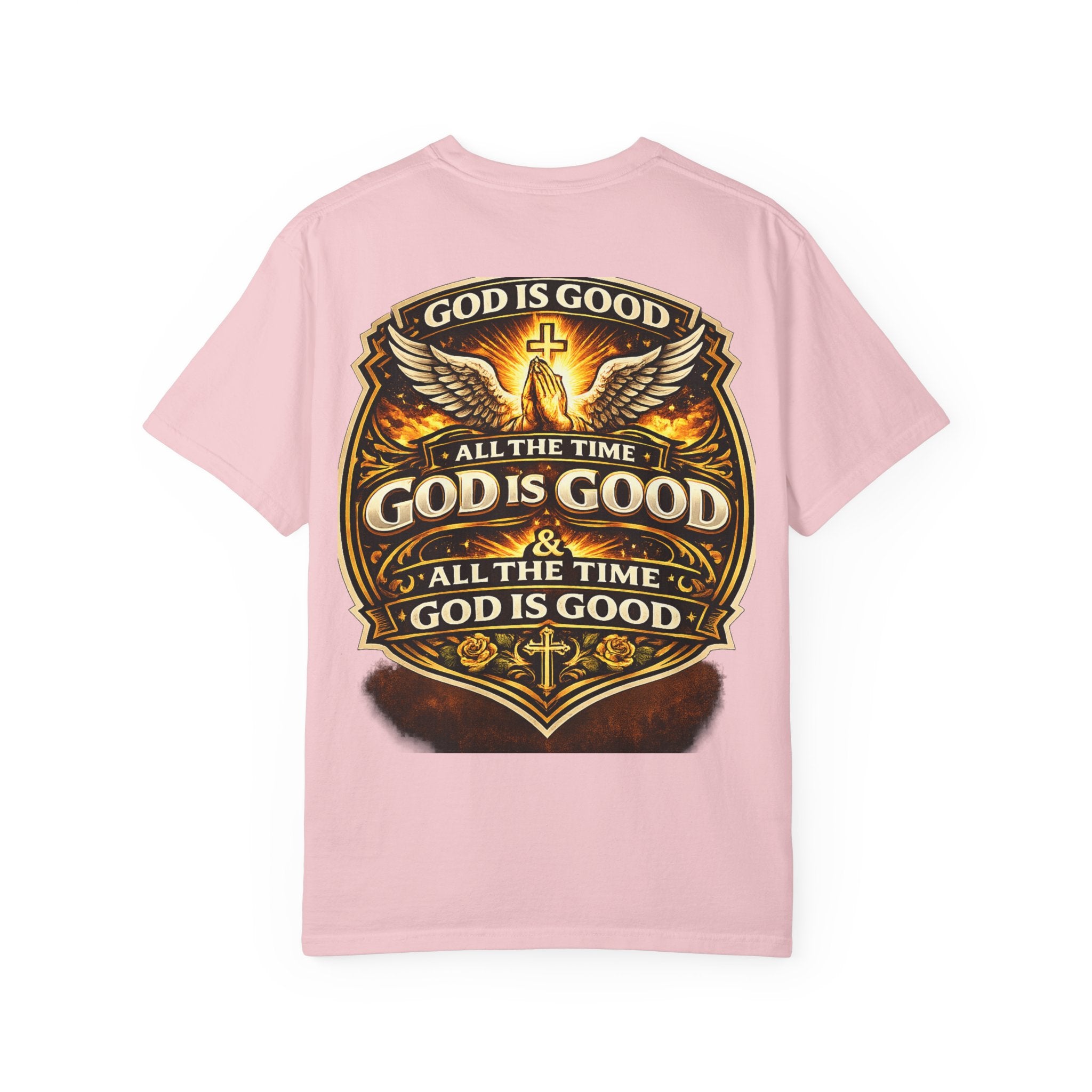 God Is Good T-Shirt — Inspirational Religious Tee with 'God Will Bless Us' Design