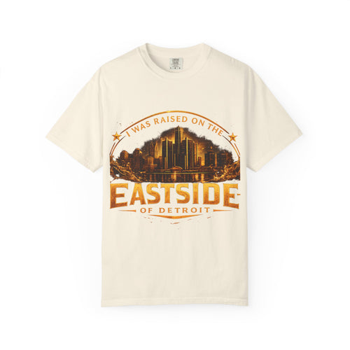 Eastside of Detroit Skyline T-Shirt — I Was Raised On The Eastside Graphic Tee