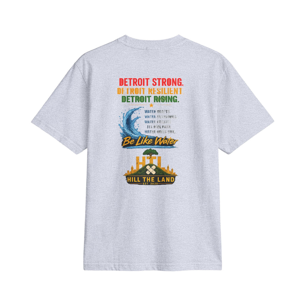 Freedom Flows Juneteenth T-Shirt — "Be Like Water" Detroit Hill The Land