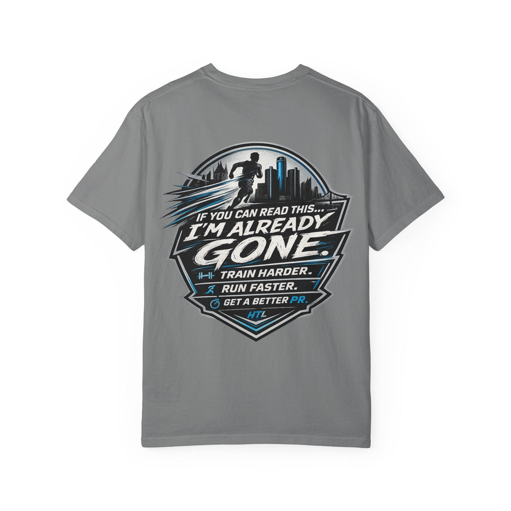 Running T-Shirt — “Hill the Land” Motivational Runner Tee (Be Like Water)