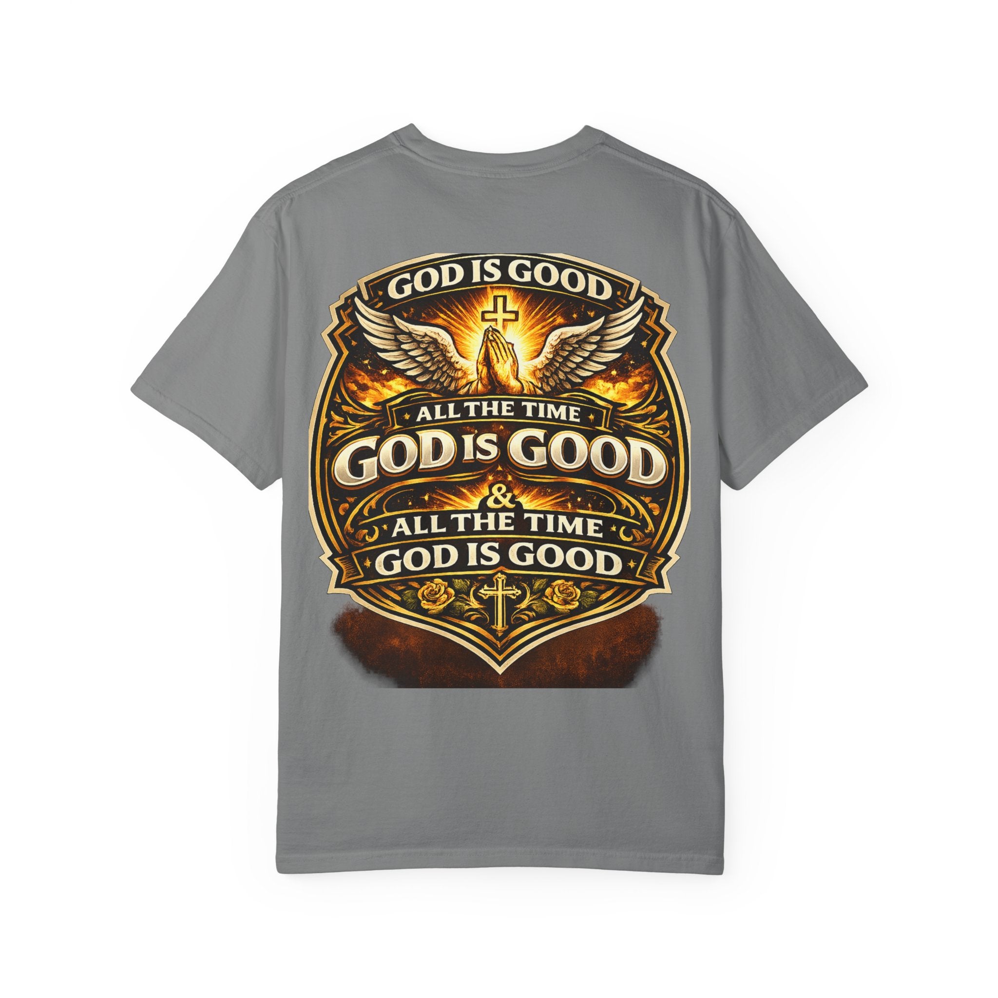 God Is Good T-Shirt — Inspirational Religious Tee with 'God Will Bless Us' Design
