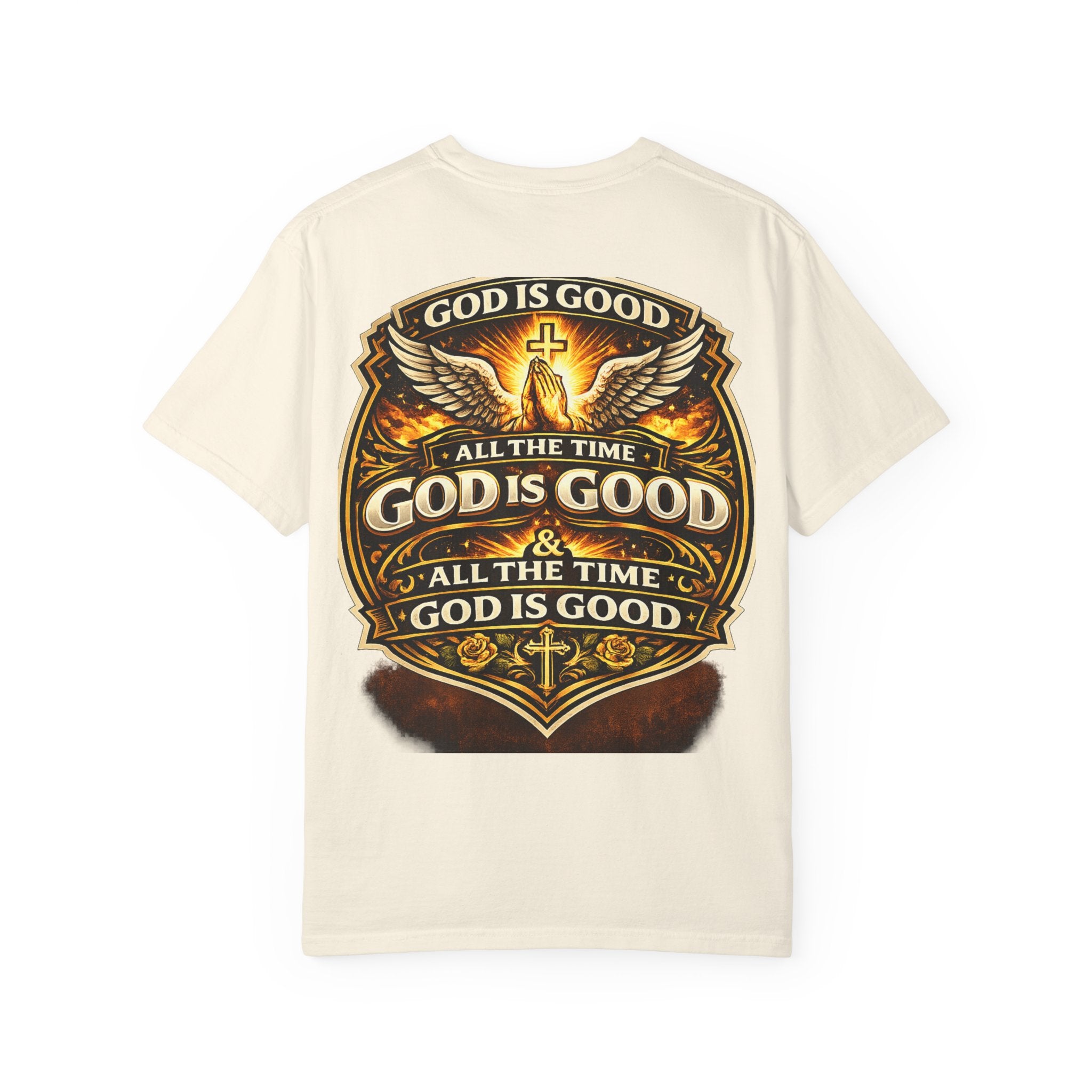 God Is Good T-Shirt — Inspirational Religious Tee with 'God Will Bless Us' Design