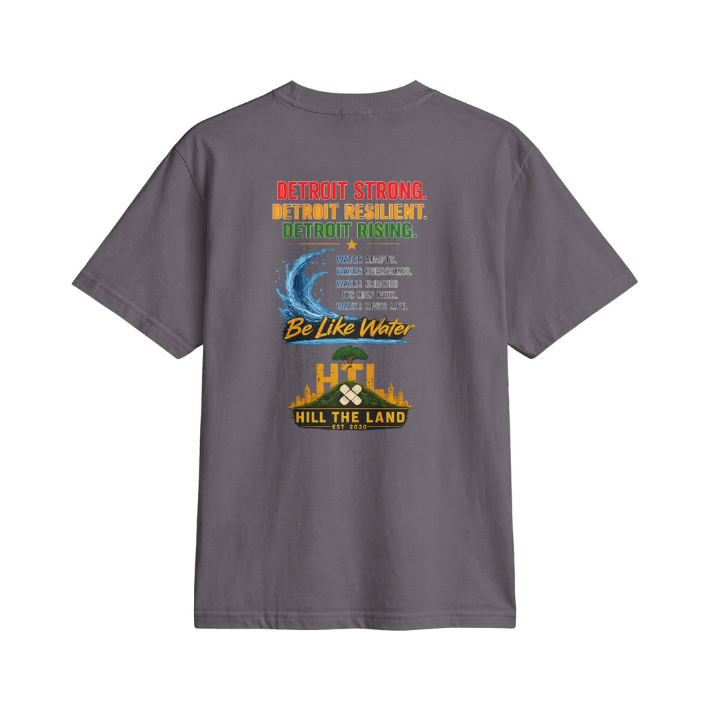 Freedom Flows Juneteenth T-Shirt — "Be Like Water" Detroit Hill The Land