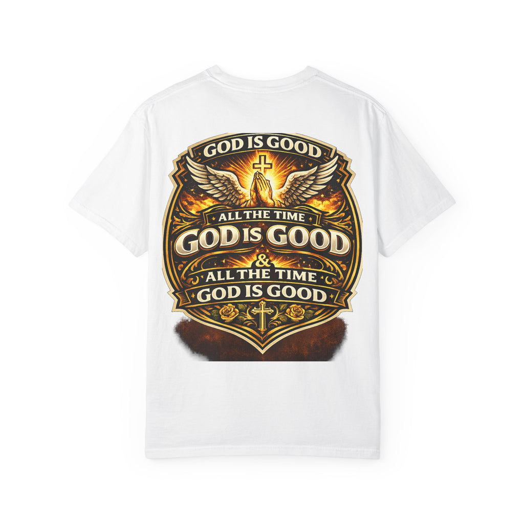 God Is Good T-Shirt — Inspirational Religious Tee with 'God Will Bless Us' Design