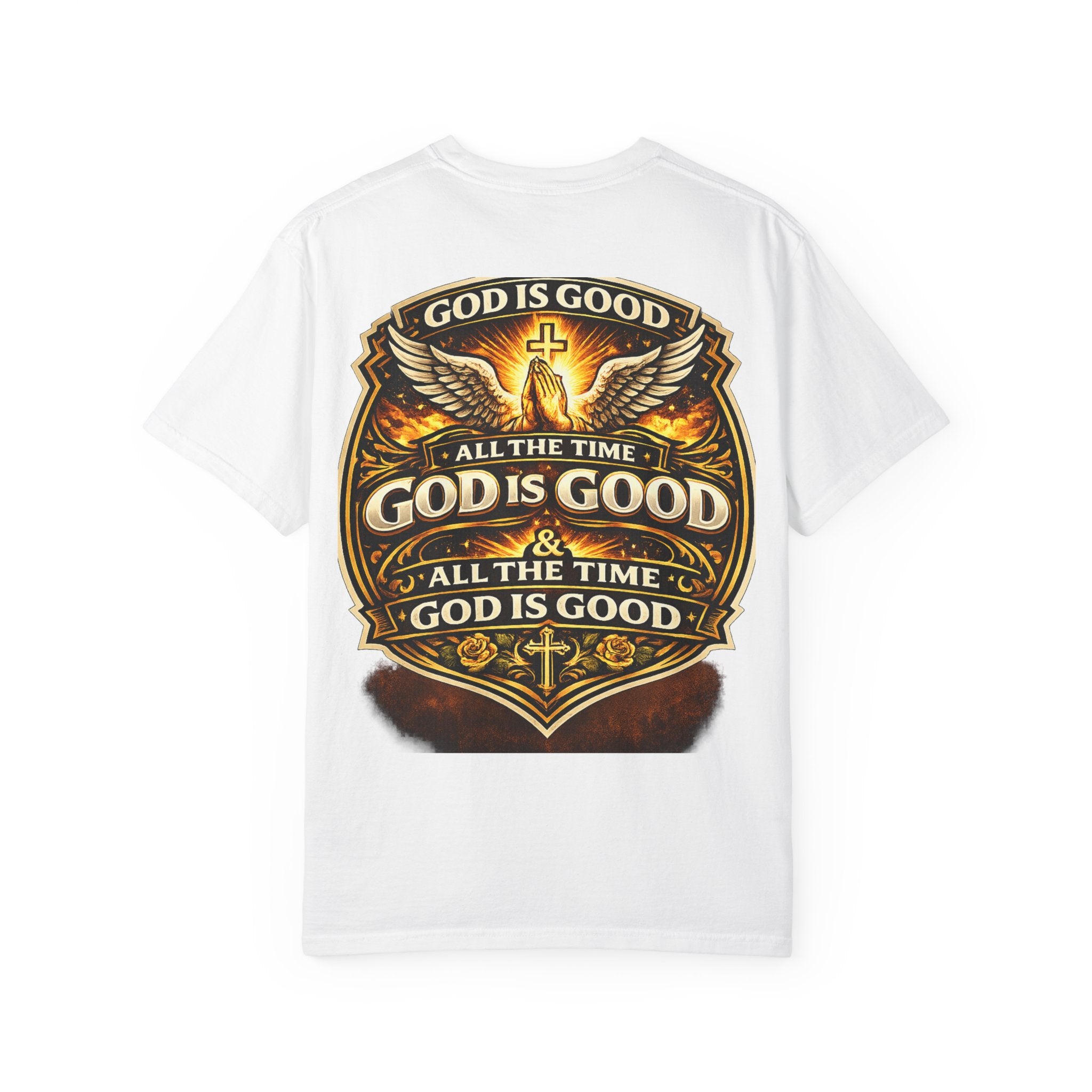 God Is Good T-Shirt — Inspirational Religious Tee with 'God Will Bless Us' Design