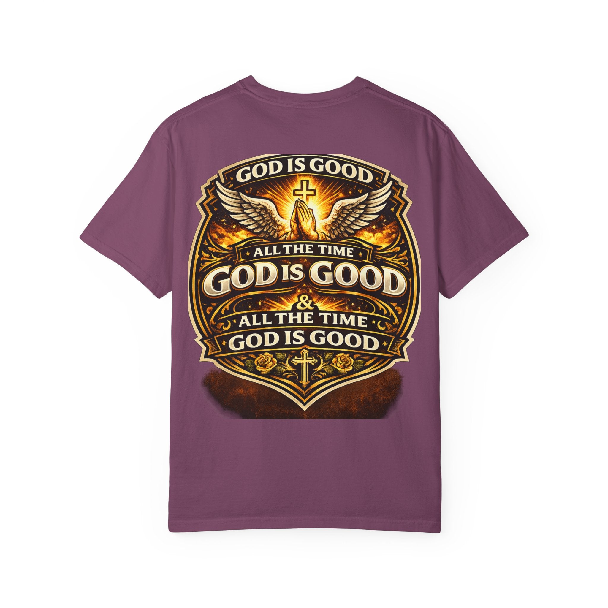 God Is Good T-Shirt — Inspirational Religious Tee with 'God Will Bless Us' Design