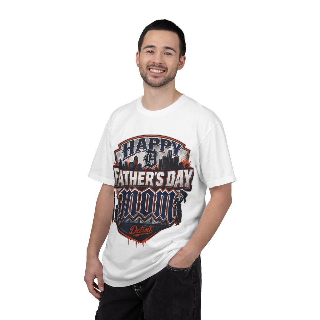Father's Day Mom T-Shirt — "Happy Father's Day Mom, You Did Both Jobs" Graphic Tee