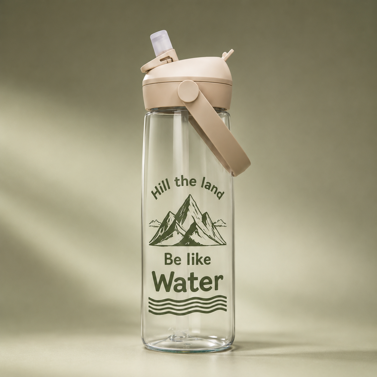 25oz Flip Straw Bottle with Tritan™ Renew — Hill The Land Logo Water Bottle