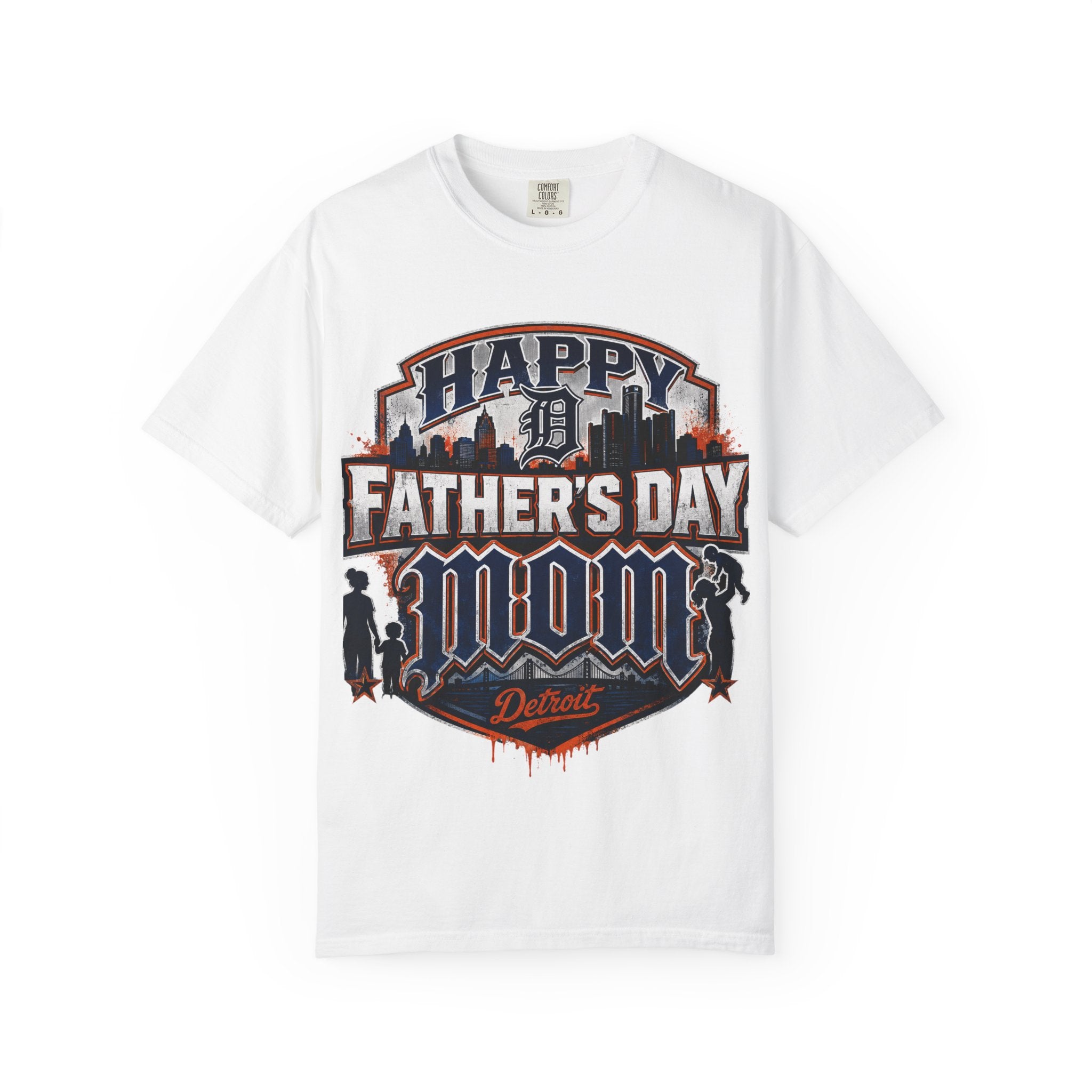Father's Day Mom T-Shirt — "Happy Father's Day Mom, You Did Both Jobs" Graphic Tee