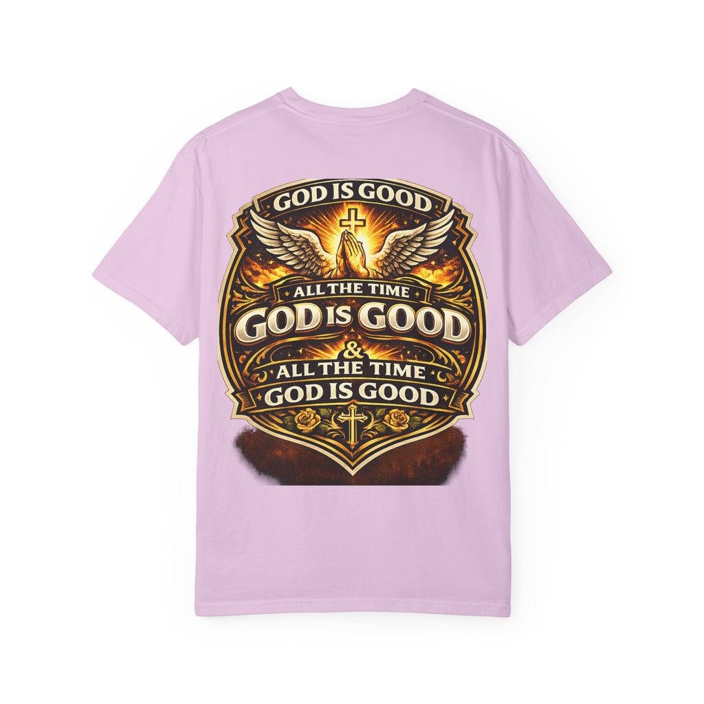 God Is Good T-Shirt — Inspirational Religious Tee with 'God Will Bless Us' Design