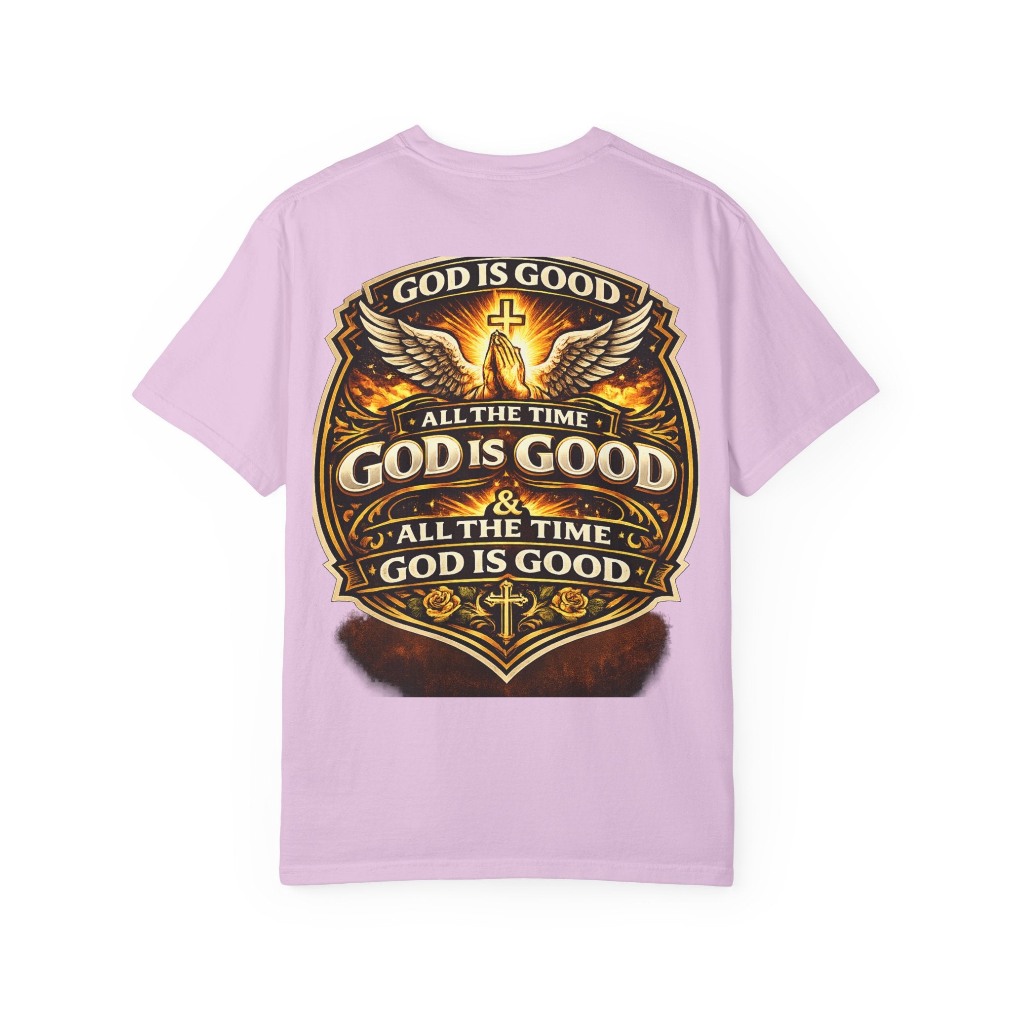 God Is Good T-Shirt — Inspirational Religious Tee with 'God Will Bless Us' Design
