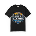 Running T-Shirt — “Hill the Land” Motivational Runner Tee (Be Like Water)