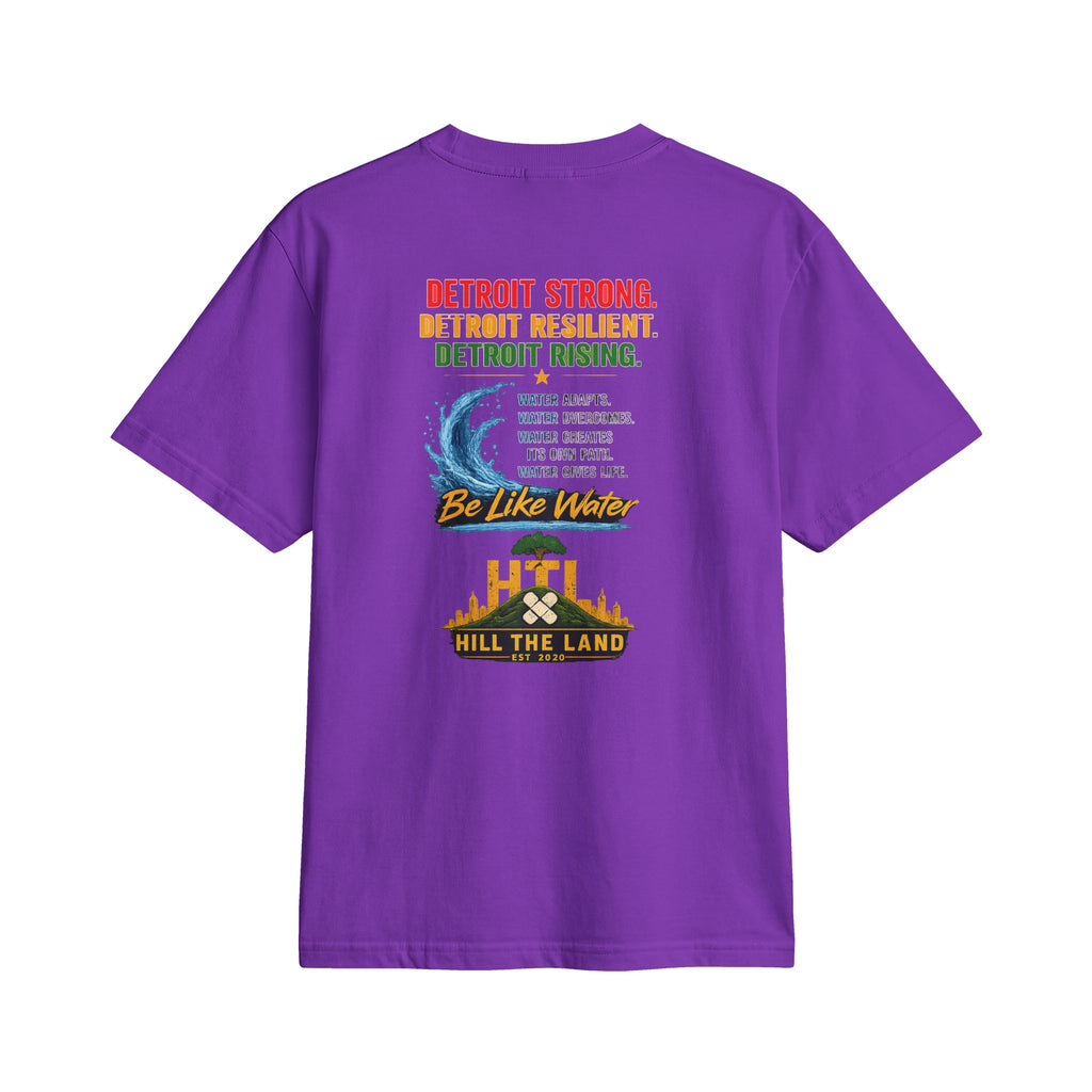Freedom Flows Juneteenth T-Shirt — "Be Like Water" Detroit Hill The Land