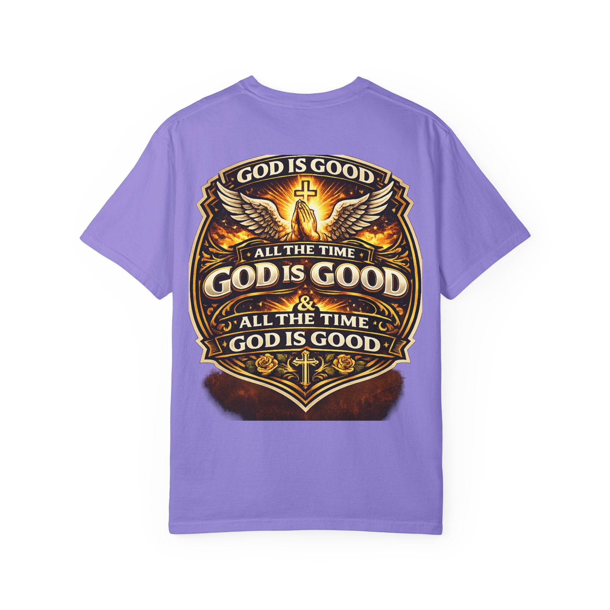 God Is Good T-Shirt — Inspirational Religious Tee with 'God Will Bless Us' Design