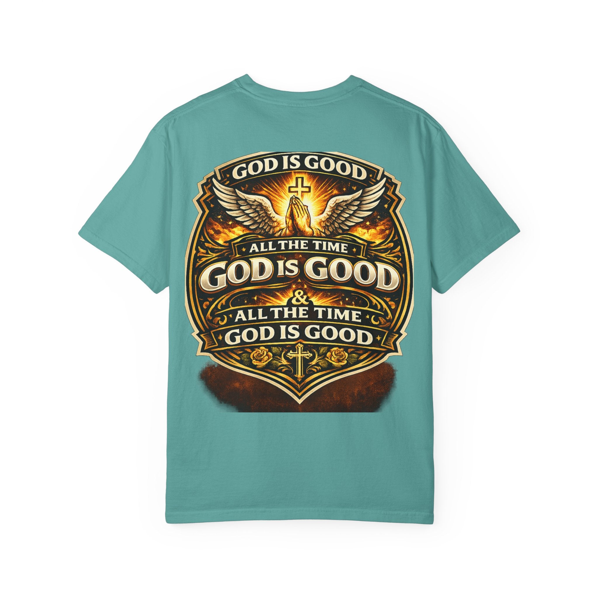 God Is Good T-Shirt — Inspirational Religious Tee with 'God Will Bless Us' Design
